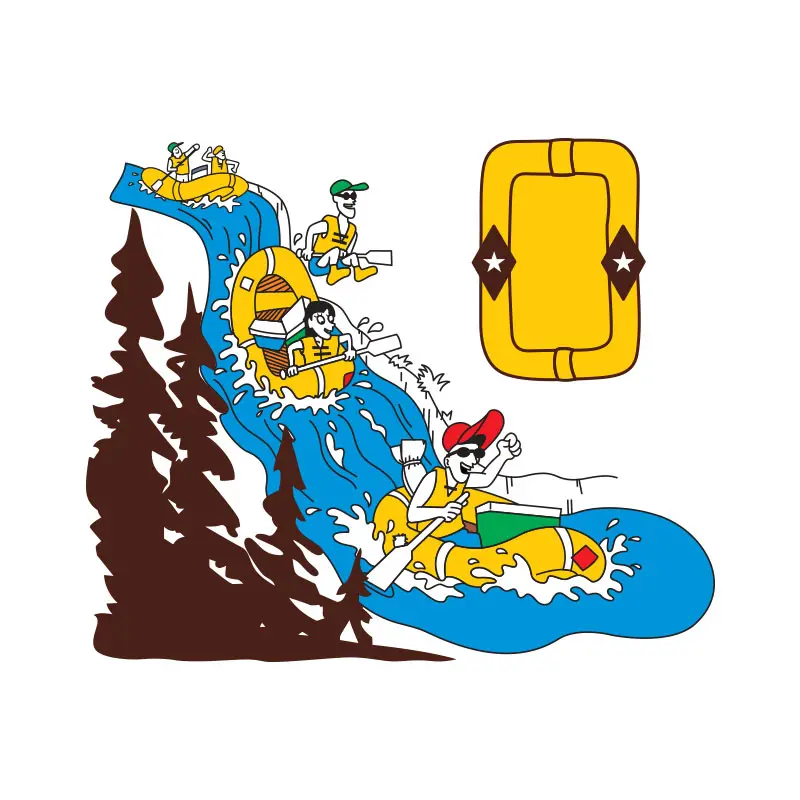 Free Fastest Blue River Vector Design