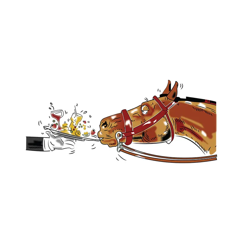 Free Hungry Horse Vector Design