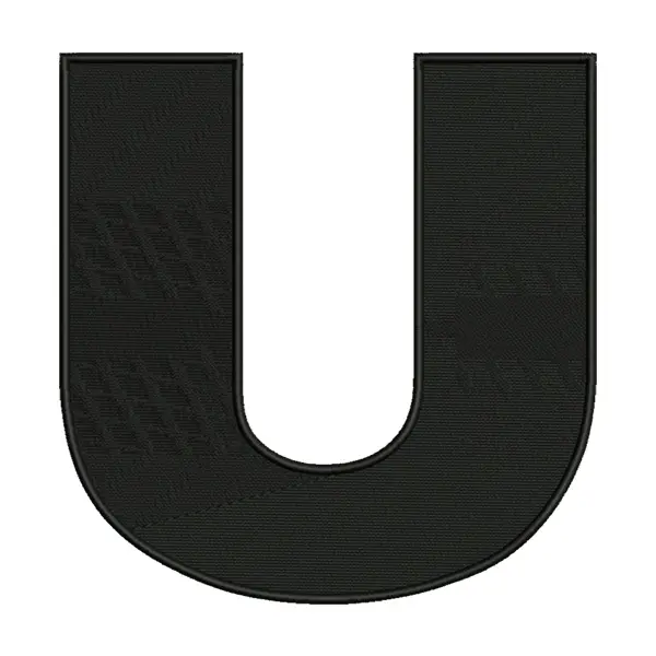 “U” Letter Embroidery Design – Star Wars Font Machine Embroidery File