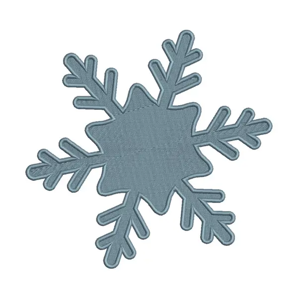 Snowflake Embroidery Design – Winter Frozen Machine Embroidery File