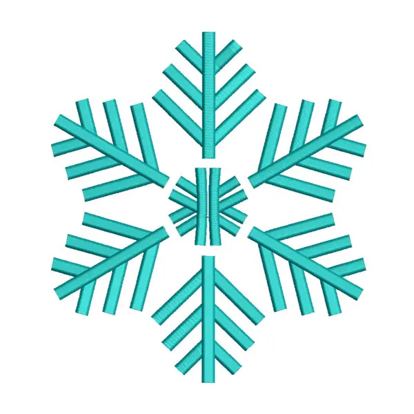 Winter Pattern Embroidery Design