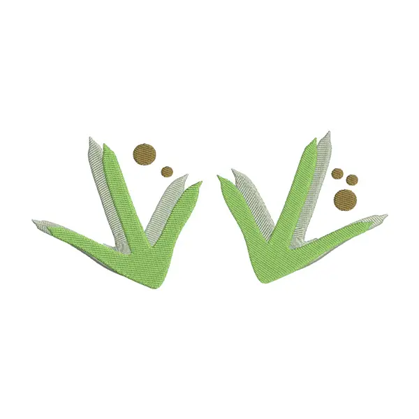 Chicken Footprint Embroidery Design