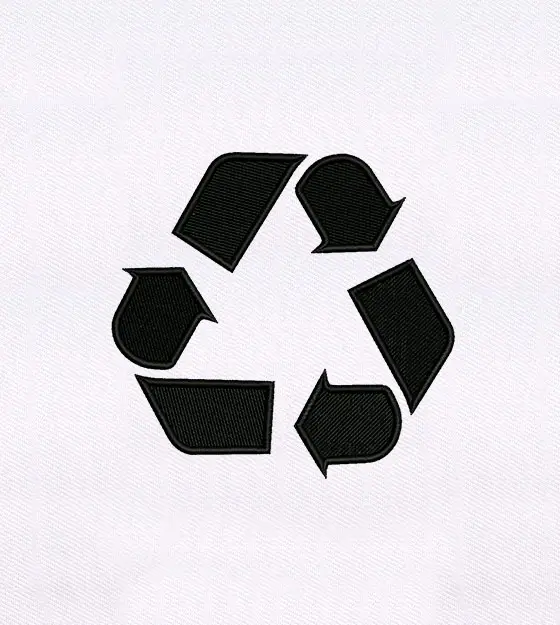 Recycling Symbol Embroidery Design
