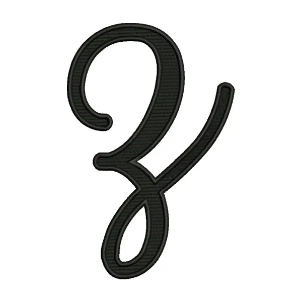 Letter “z” Embroidery Design