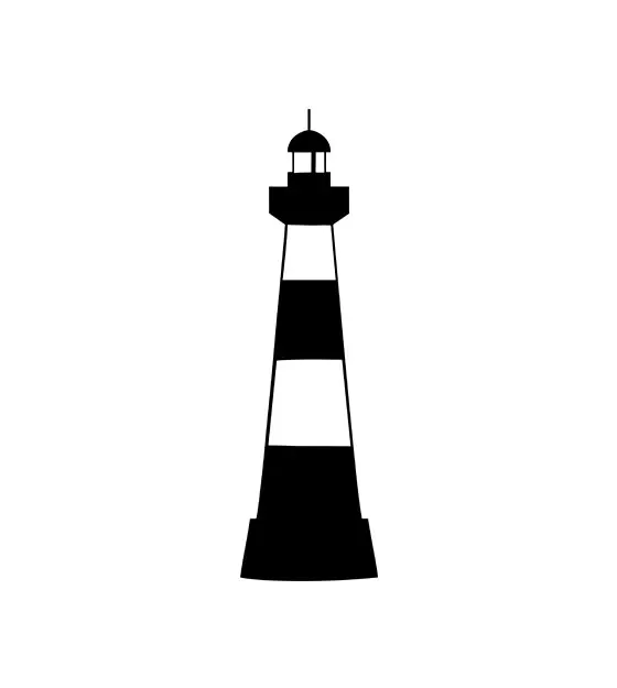 Lighthouse Stencil