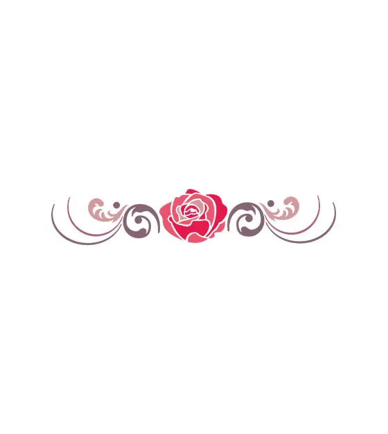 Rose Floral Vector