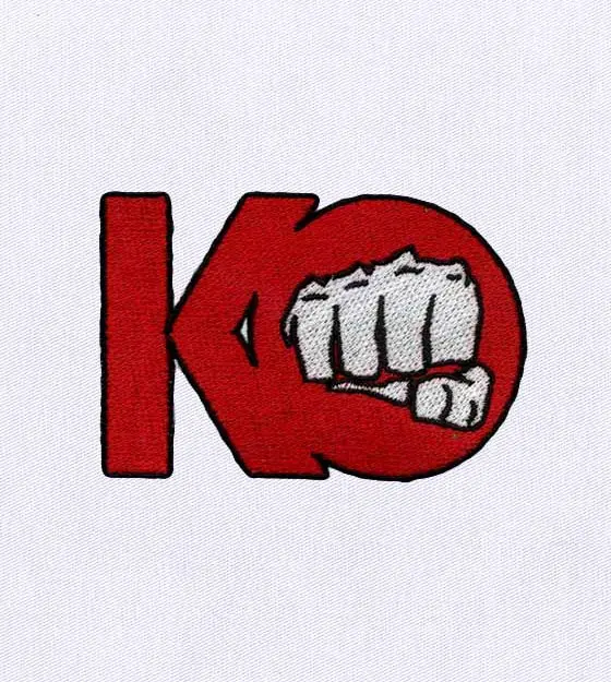 Total Knock Out Digital Embroidery Design