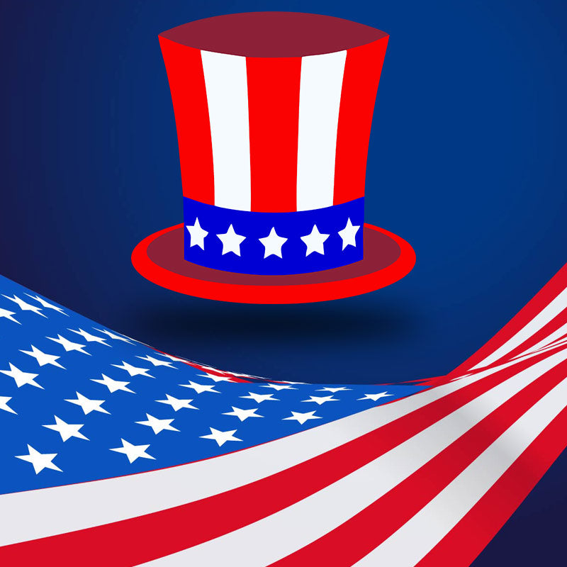Uncle Sam Hat Embroidery Design – Patriotic USA Theme
