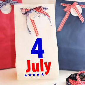 4th of July Vector Art – Red