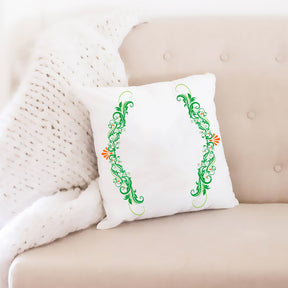 Floral Border Embroidery Design