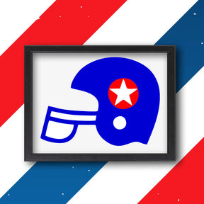 Football Helmet Vector Art