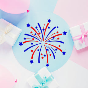 USA Independence Day Firework Vector