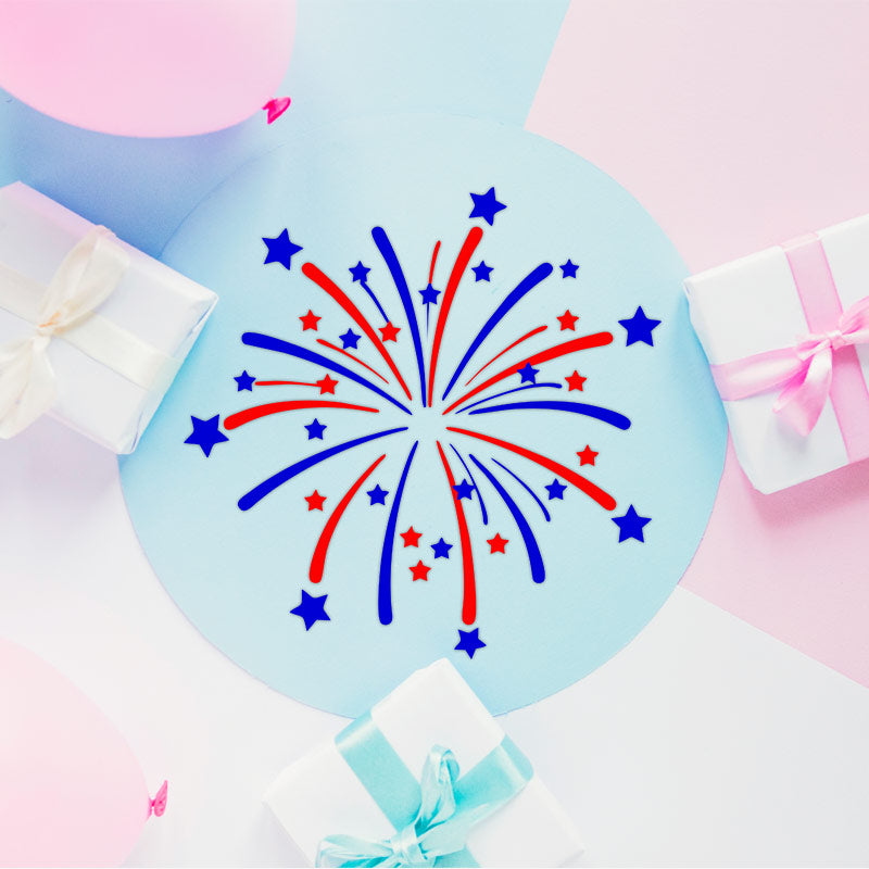USA Independence Day Firework Vector