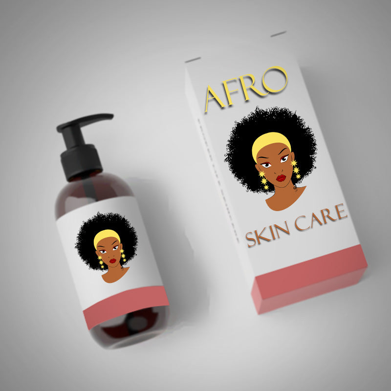 Elegant African American Woman Vector Art