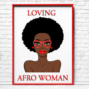 Love Induced Sensual African American Woman Vector Art