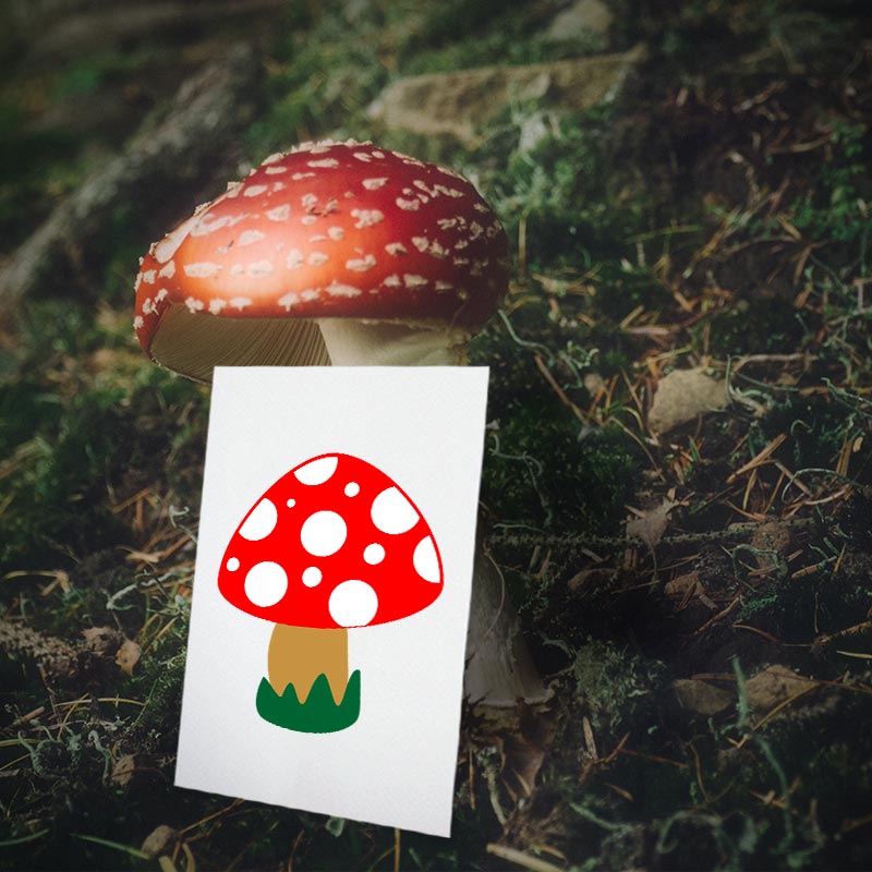 Fly Agaric Mushroom Vector Art