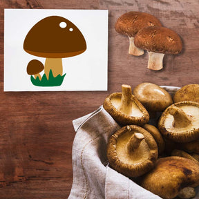 Boletus Edulis Autumn Mushroom Vector Art