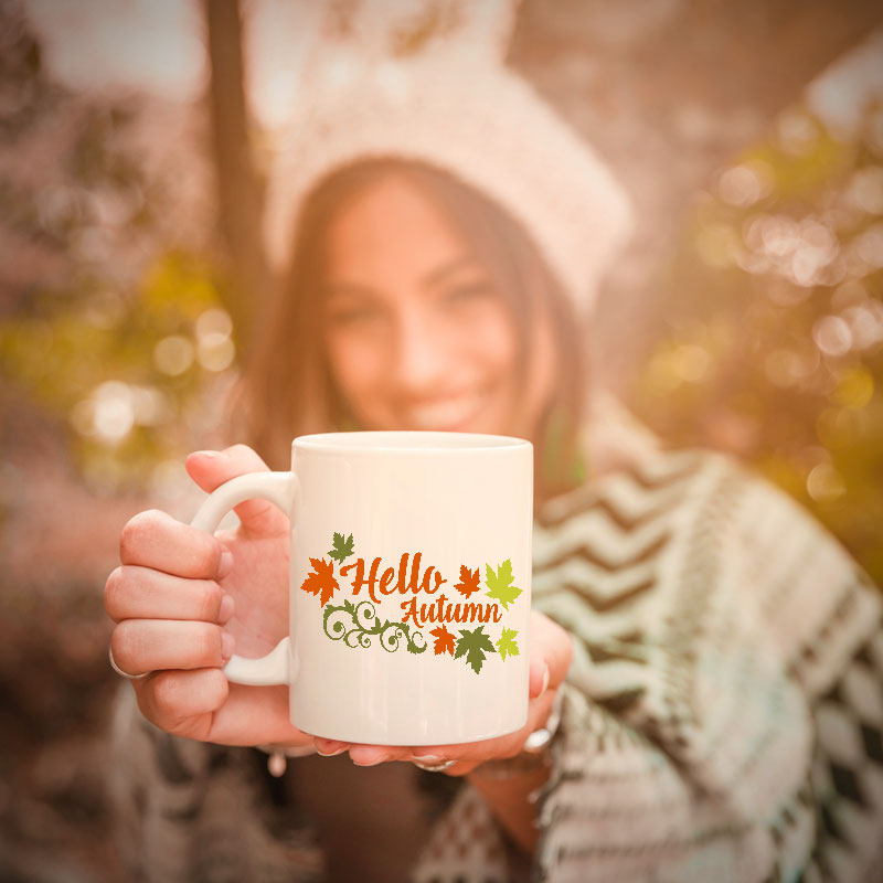 Enchanting Hello Autumn Vector Art