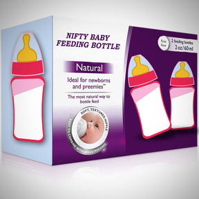 Nifty Baby Feeding Bottle Vector Art