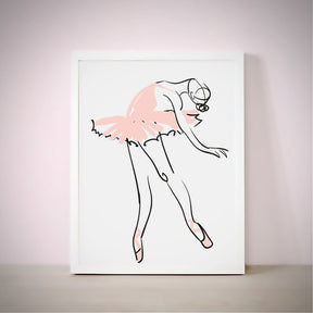Cambre Ballet Technique Vector Art