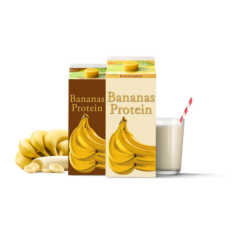 Elegant Gleaming Bananas Vector Art