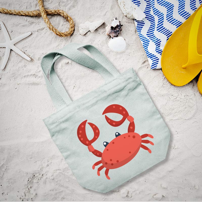 Sly Red Crab Vector Art