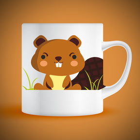 Adorable Semi Aquatic Beaver Vector Design