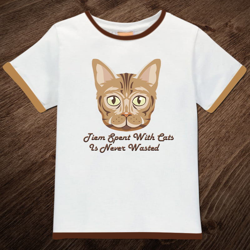 Delightful Bengal Cat Vector Art