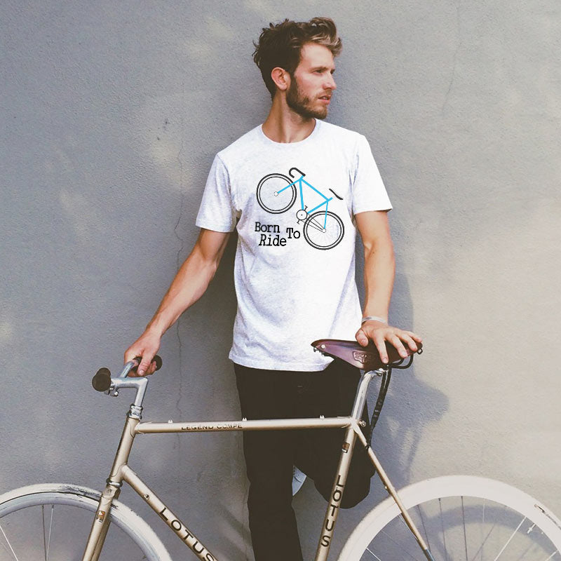 Blue Bicycle Vector Art