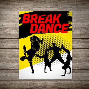 Freeze Dance Silhouette Art