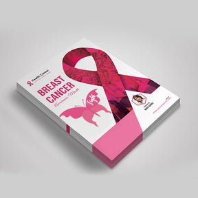 Butterfly Breast Cancer Ribbon Vector Art