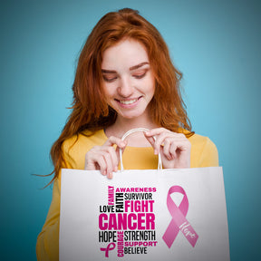 Breast Cancer Hope Ribbon Vector Art