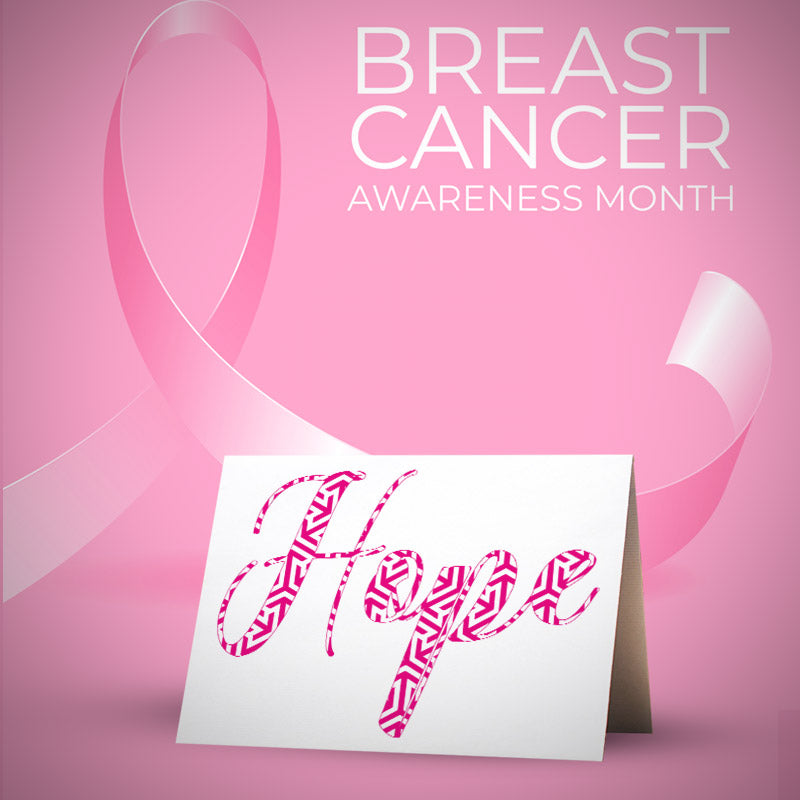Intricate Hope Breast Cancer Vector Art