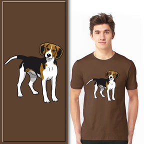 Bewildering Beagle Dog Vector Art