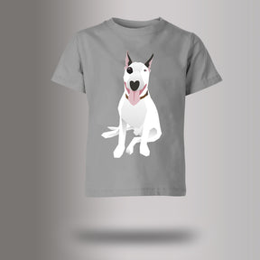 Slobbering Bull Terrier Vector Art