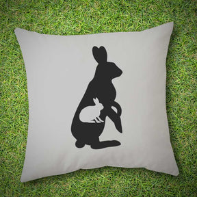 Alluring Rabbit Silhouette Art
