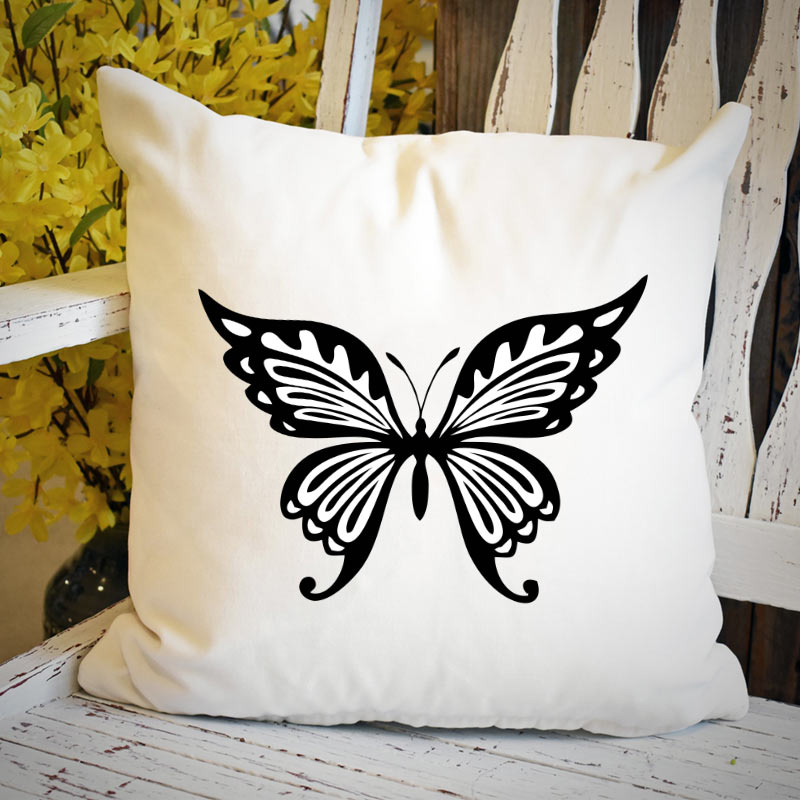 Fancy Butterfly Silhouette Art