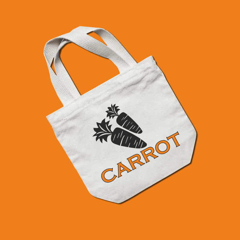 Elegant Carrot Calligraphy Word Vector Art