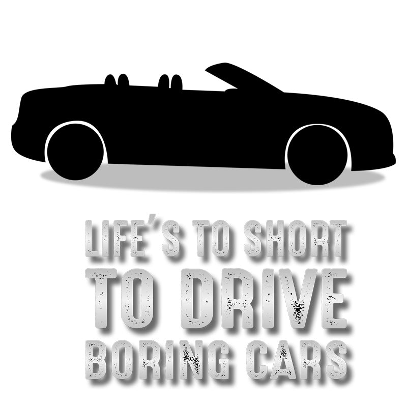 Convertible Car Silhouette Art