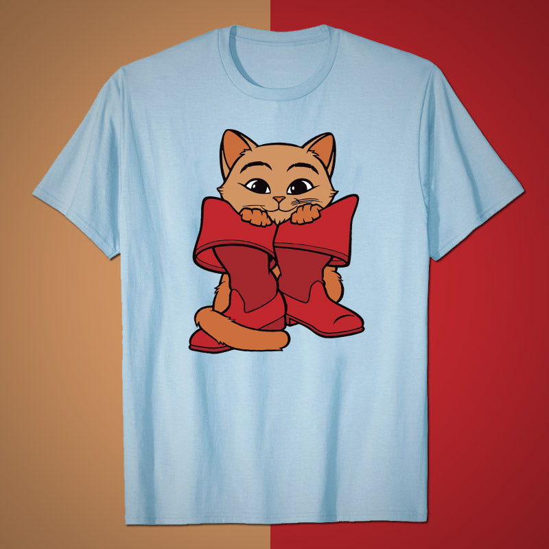 Adorable Puss in Boots Vector Art