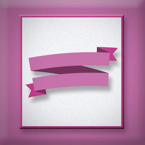 Elegant Purple Double Ribbon Banner Vector Art