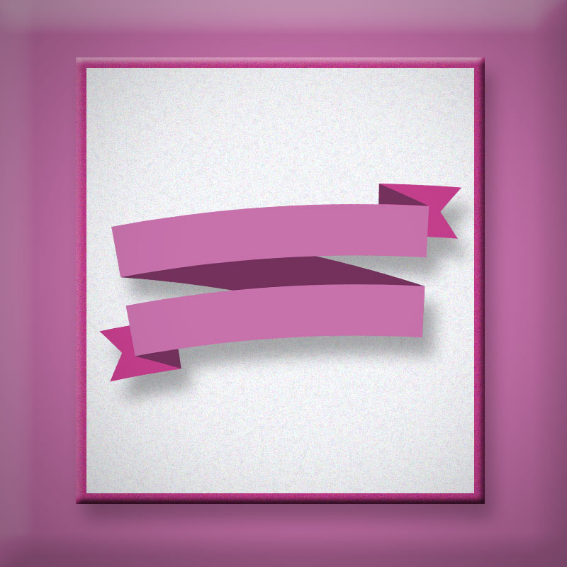 Elegant Purple Double Ribbon Banner Vector Art