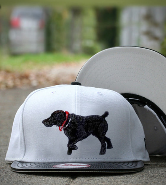 Black Lab Embroidery Design