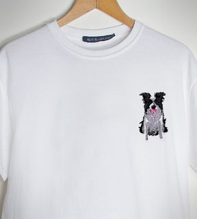 Border Collie Machine Embroidery Design