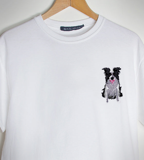 Border Collie Machine Embroidery Design