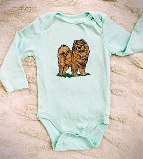 Chow Chow Embroidery Design