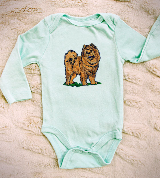 Chow Chow Embroidery Design