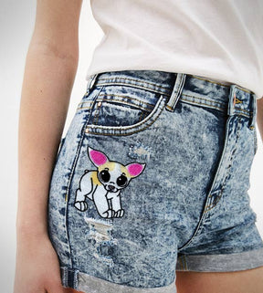 Chihuahua Embroidery Design – Pet Animal Embroidery Design