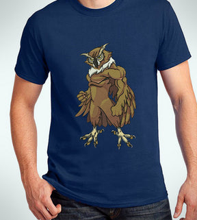 Buffed and Domineering Owl Embroidery Design