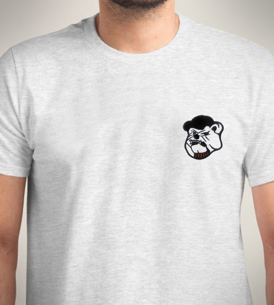 Bulldog Face Embroidery Design